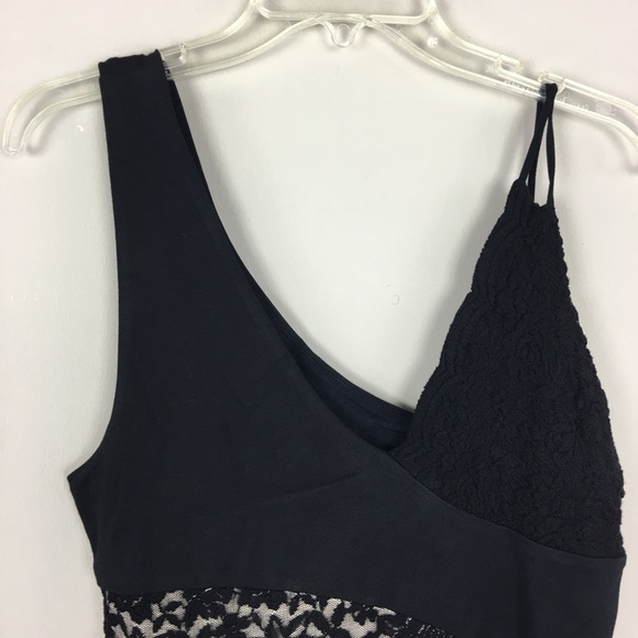 Free People | Black Lacy Strap Dress - E88 - Picture 5 of 7